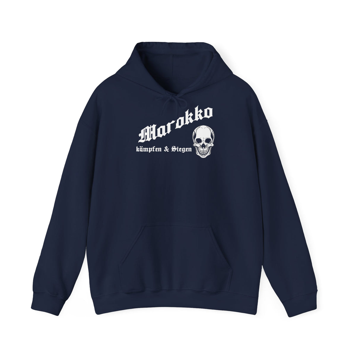 Stemma del Marocco Bandiera del Marocco Orgoglio Tifoso di calcio Sport Idea regalo - Felpa con cappuccio unisex