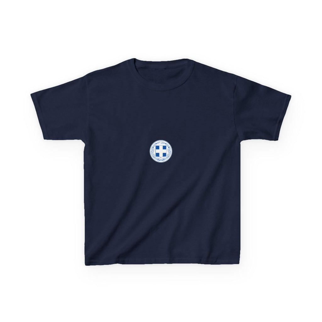 Greece Griechenland Flagge Wappen Heimat Fußball Sport Fan Geschenkidee - Für Kinder & Jugendliche Unisex T-Shirt