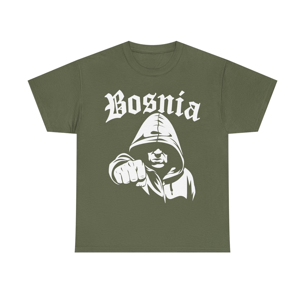 Bosnia Hooligan escudo bandera orgullo patria fútbol idea de regalo para fans - Camiseta unisex