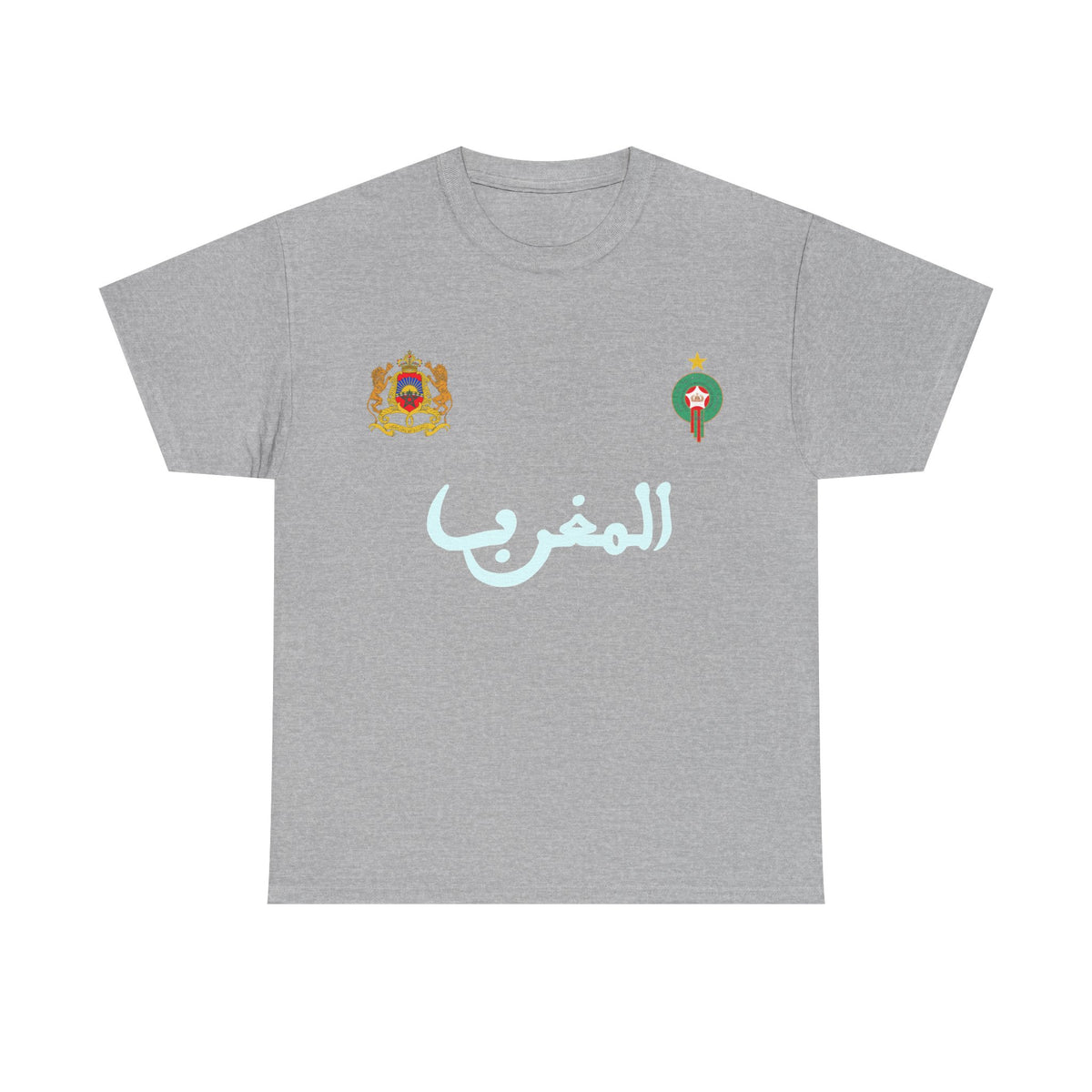 Marruecos Escudo Noble Bandera Street Art Fútbol Deporte Fan Idea de regalo - Camiseta unisex