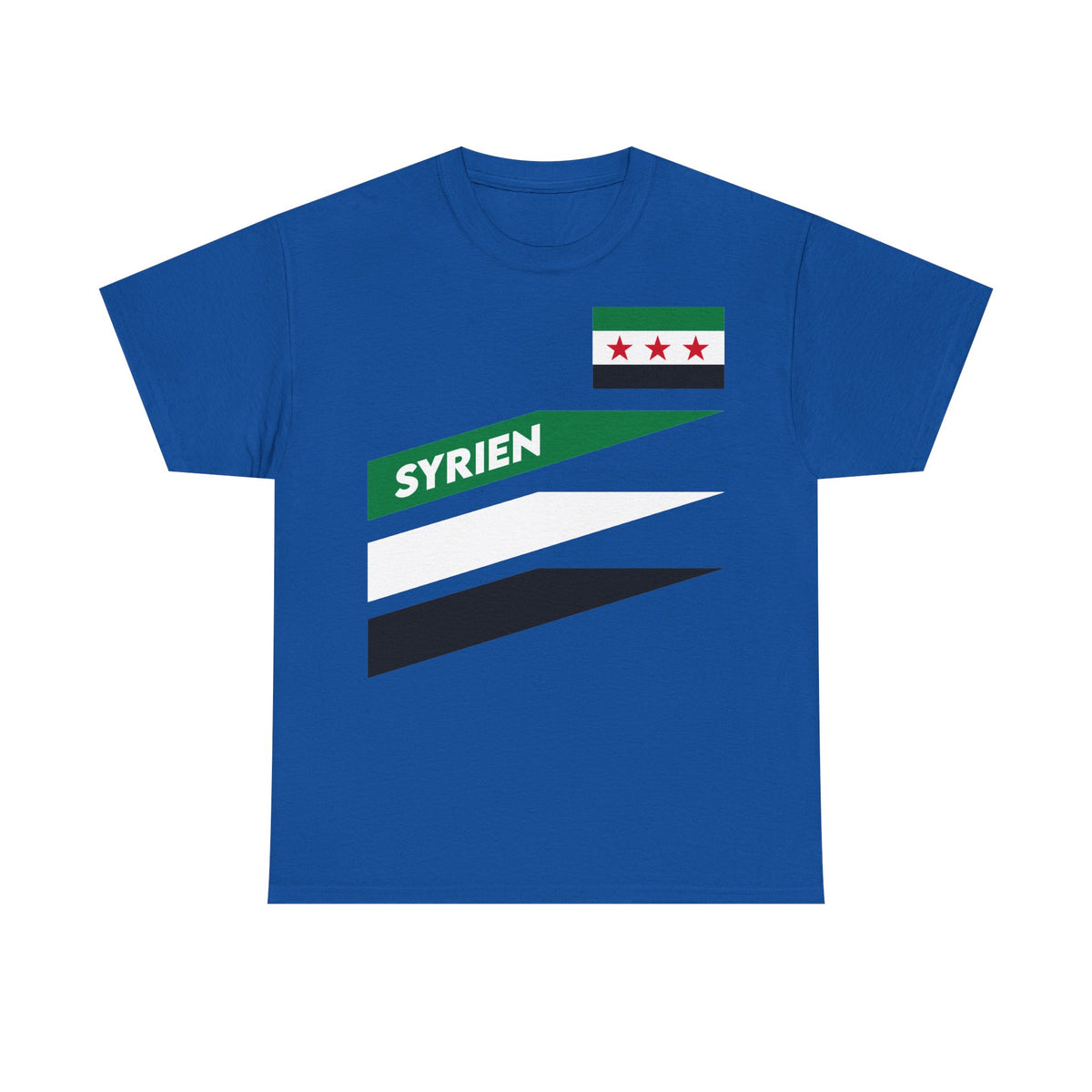 Syria Syrien Wappen Flagge Heimat Sport Fan Geschenkidee - Unisex T-Shirt