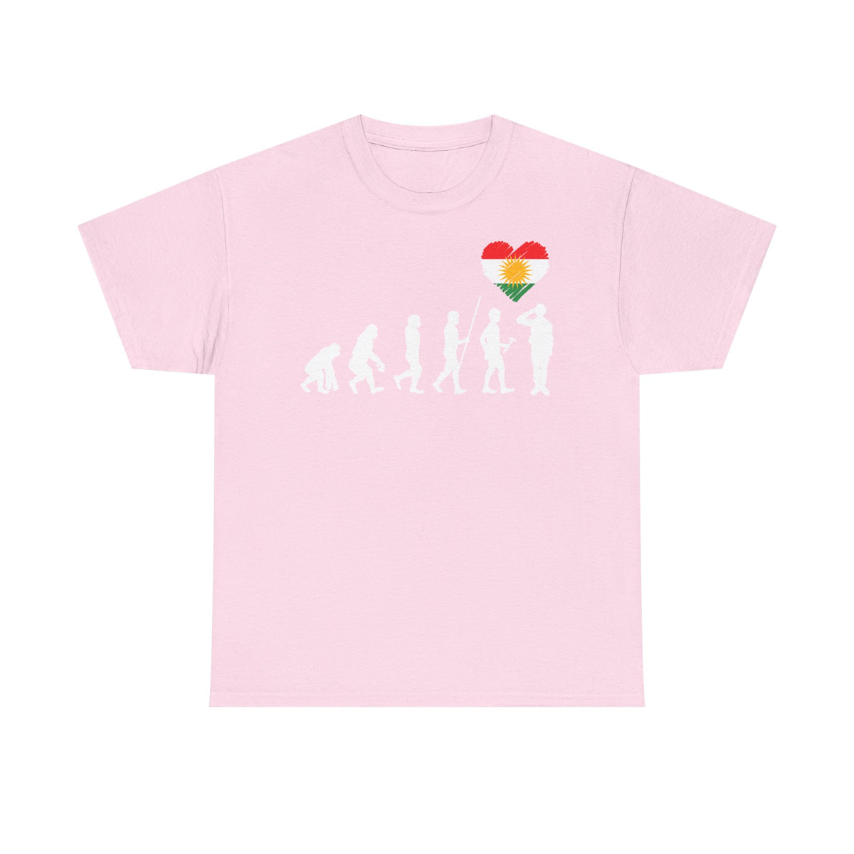 Kurdistán Azadi Escudo Bandera Patria Newroz Regalo - Camiseta unisex