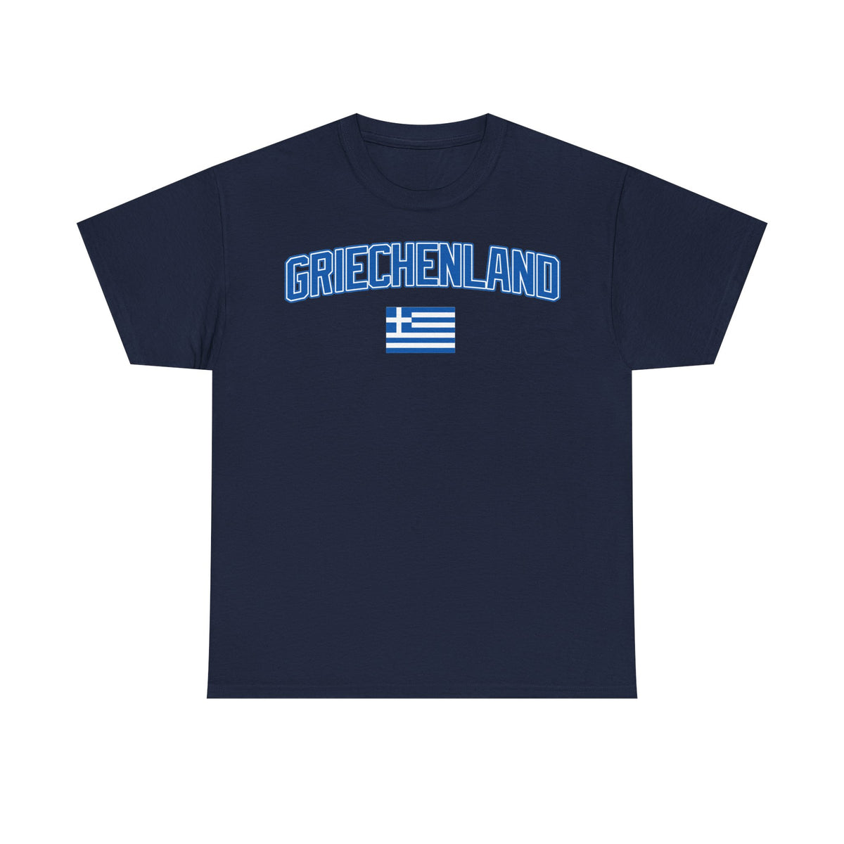 Grecia Grecia Bandera Escudo Patria Fútbol Deporte Aficionado Idea de regalo - Camiseta unisex