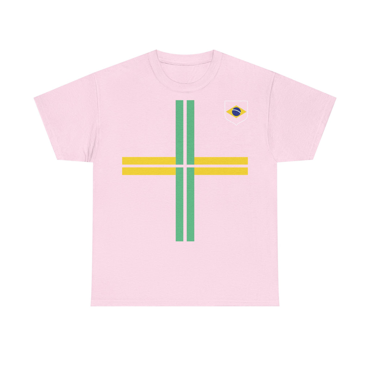 Brazil Brasilien Wappen Flagge Sport Fan Fußball Geschenkidee - Unisex T-Shirt