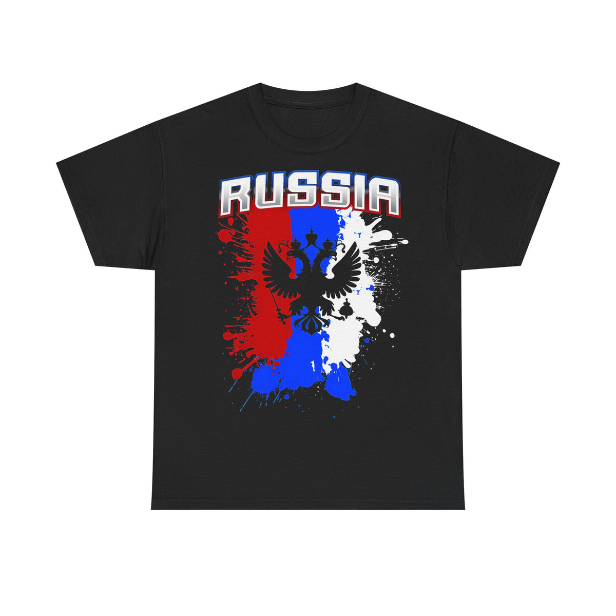 Rusia Rusia Moscú águila bandera escudo regalo deporte aficionado moda - Camiseta unisex