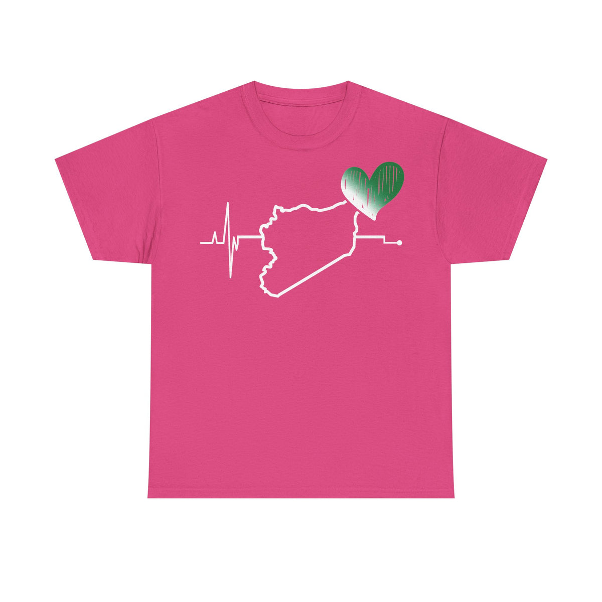 Syria Syrien Wappen Flagge Heimat Sport Fan Geschenkidee - Unisex T-Shirt