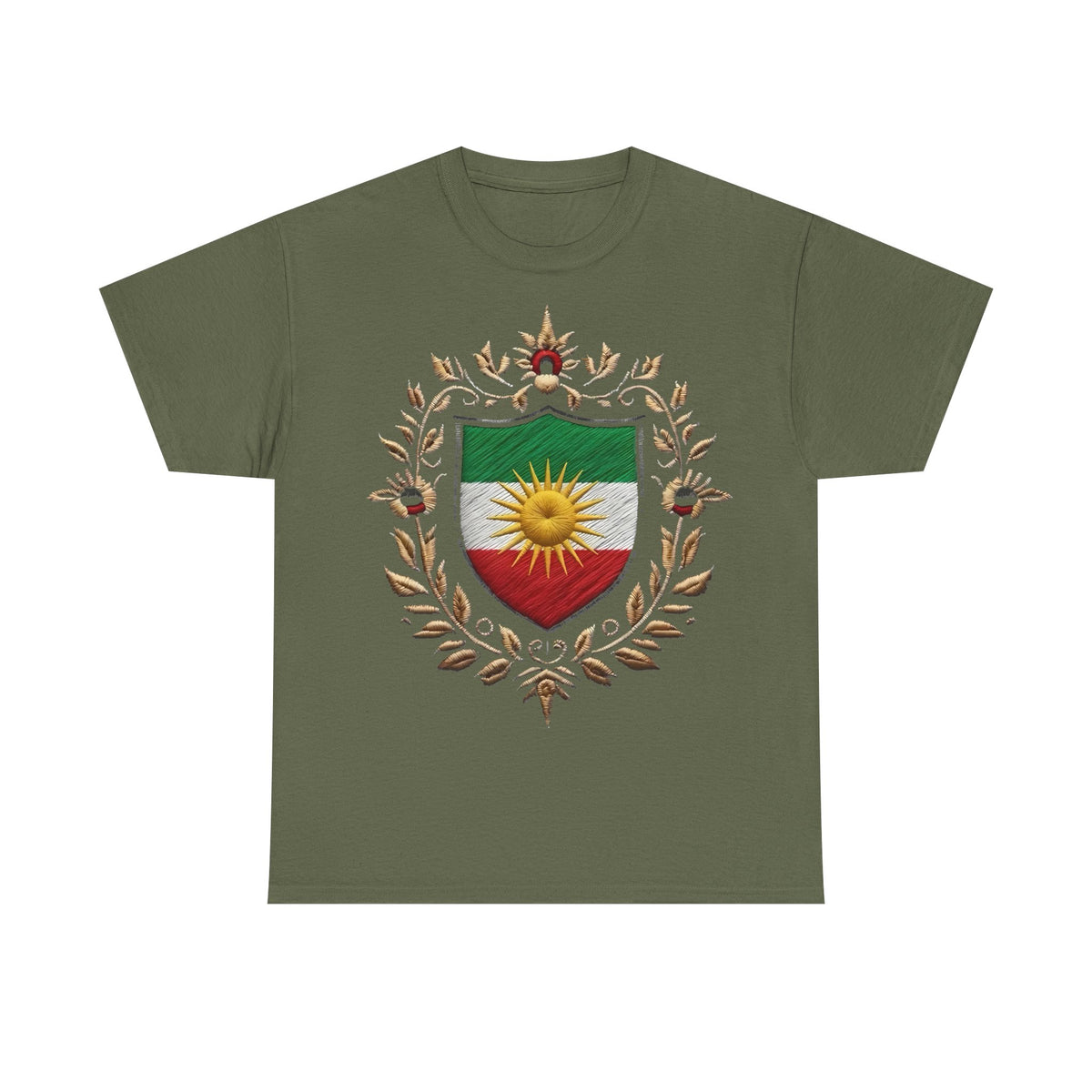 Kurdistan Edel Wappen Geschenkidee - Unisex T-Shirt
