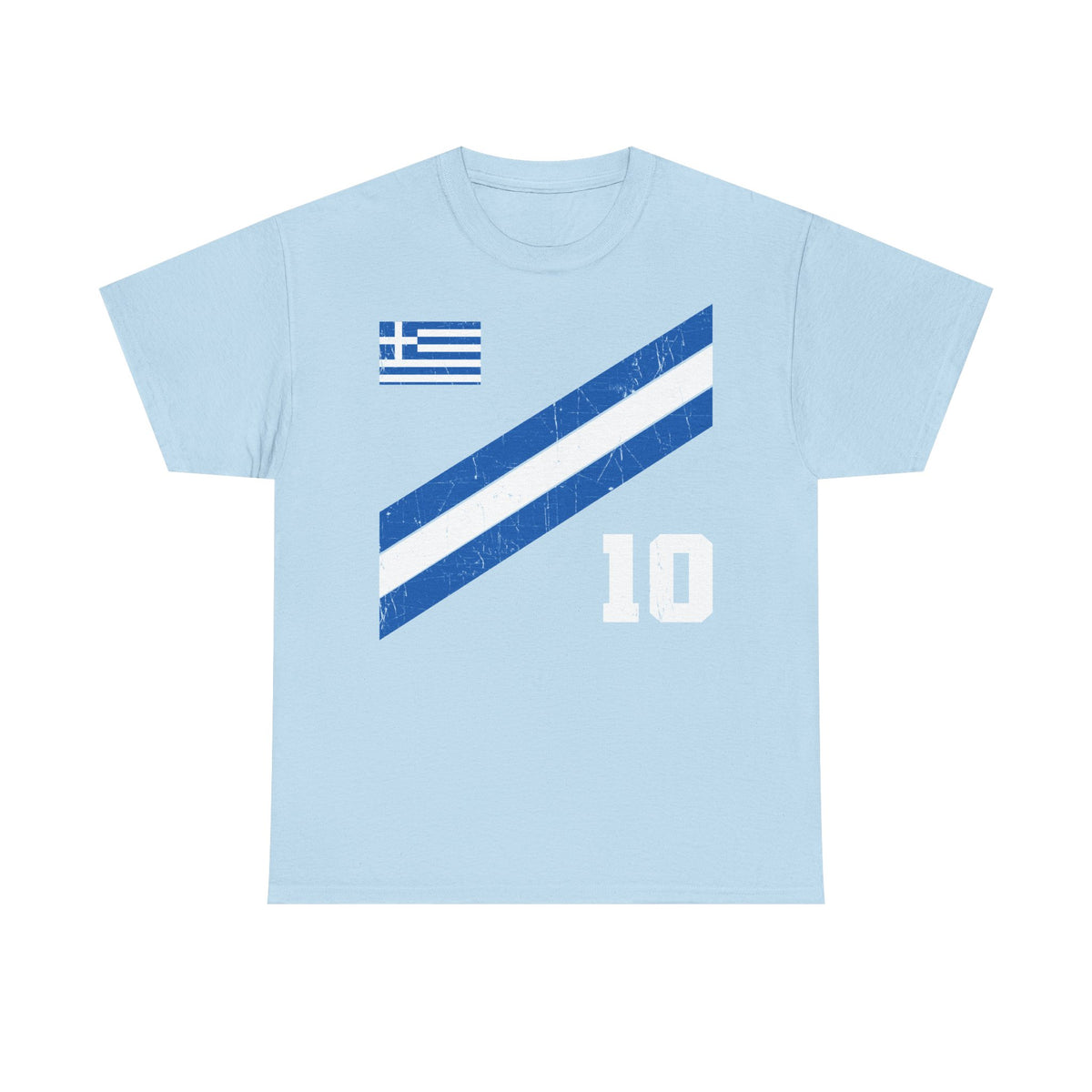 Grecia Grecia Bandera Escudo Patria Fútbol Deporte Aficionado Idea de regalo - Camiseta unisex