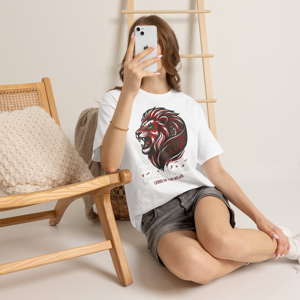 Marokkko Dima Maghrib Löwe - Unisex T-Shirt