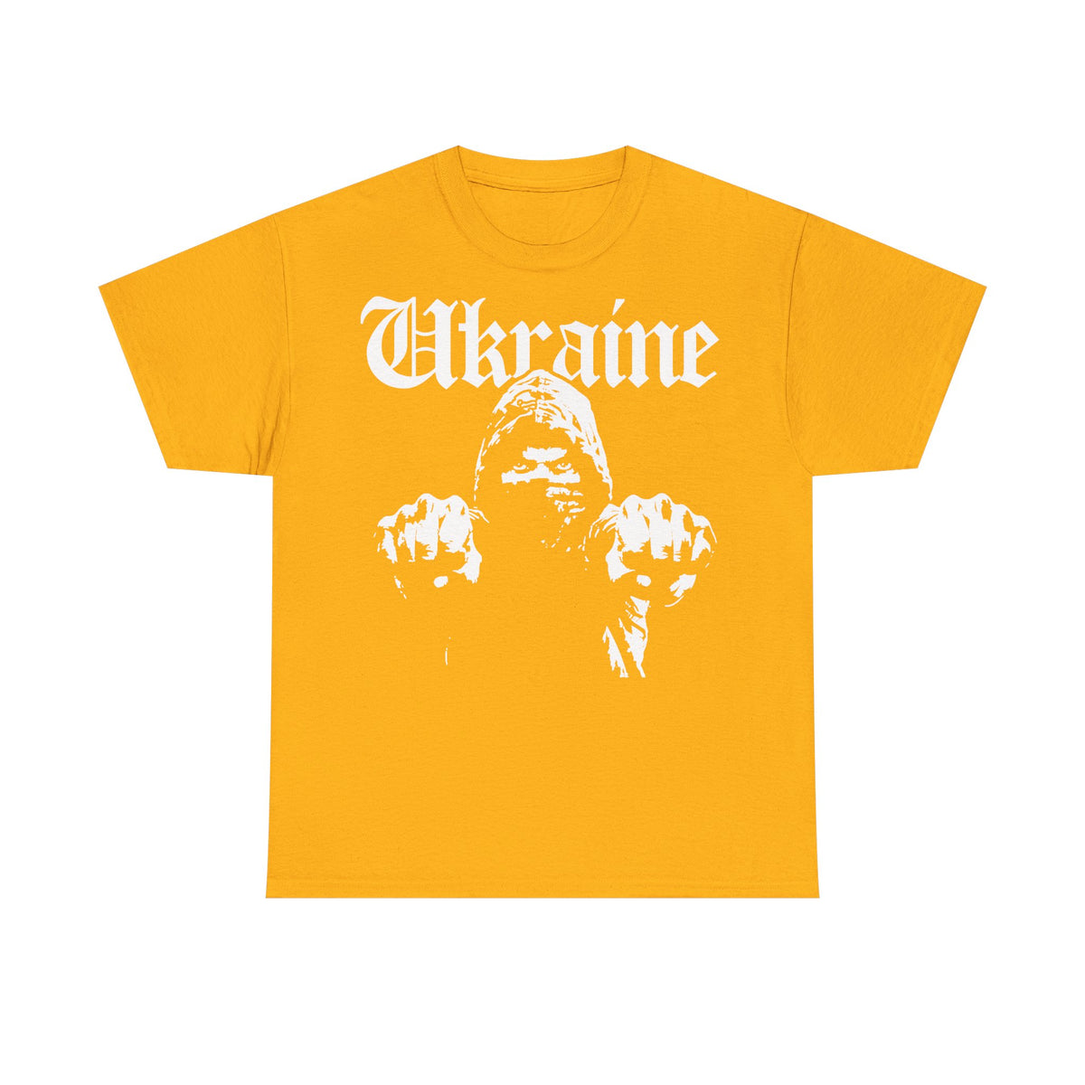 Bandera de Ucrania escudo idea de regalo afición al deporte moda vintage - Camiseta unisex