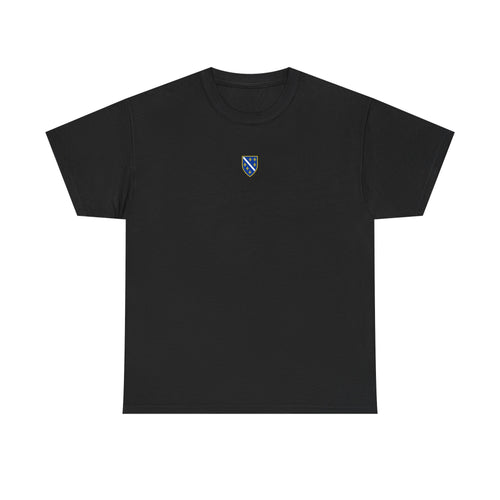 Bosnia escudo bandera orgullo patria aficionado al fútbol idea de regalo - Camiseta unisex