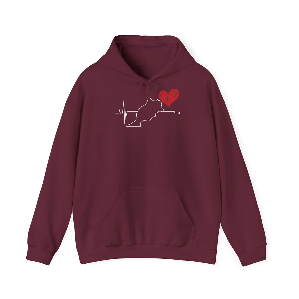 Marokko Wappen Morocco Flagge Stolz Fußball Fan Sport Geschenkidee - Unisex Hoodie