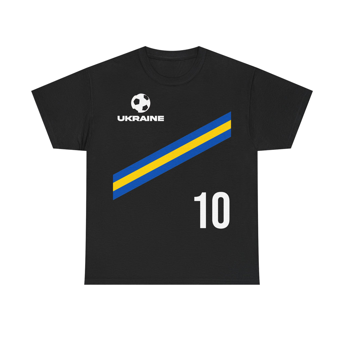 Bandera de Ucrania escudo idea de regalo afición al deporte moda vintage - Camiseta unisex