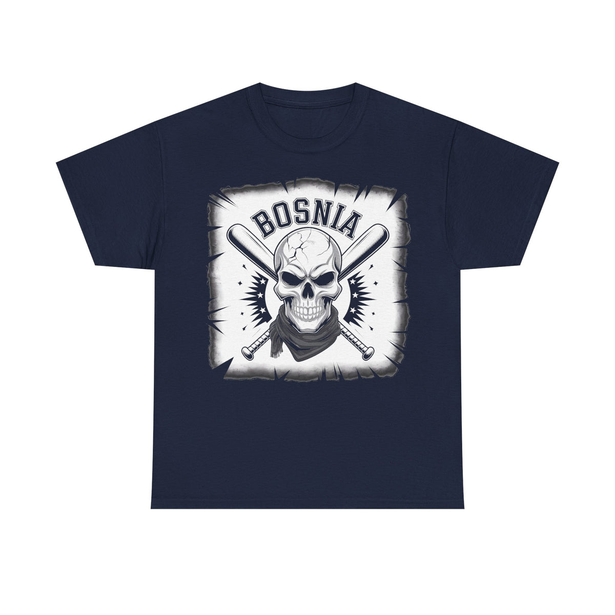 Bosnia escudo bandera orgullo patria aficionado al fútbol idea de regalo - Camiseta unisex