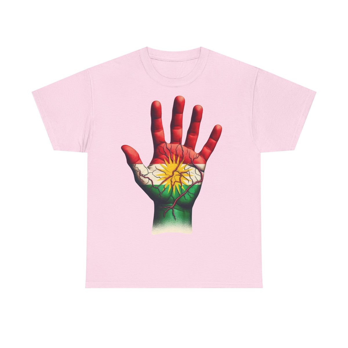 Kurdisches DNA im Blut Stolz Flagge - Unisex T-Shirt