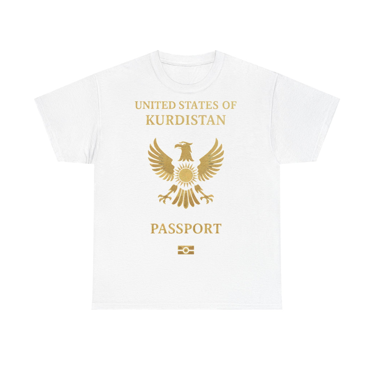 United States Of Kurdistan Passport Adler Identität - Unisex T-Shirt
