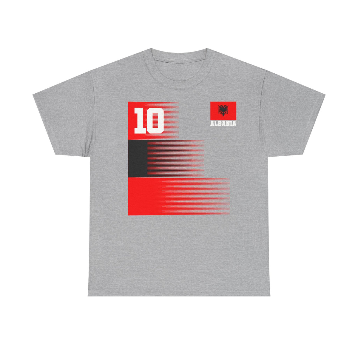Camiseta unisex de Albania, escudo albanés, bandera, águila, fútbol, aficionado, deporte