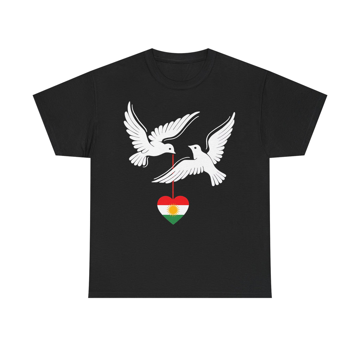Kurdistán Azadi Escudo Bandera Patria Newroz Regalo - Camiseta unisex
