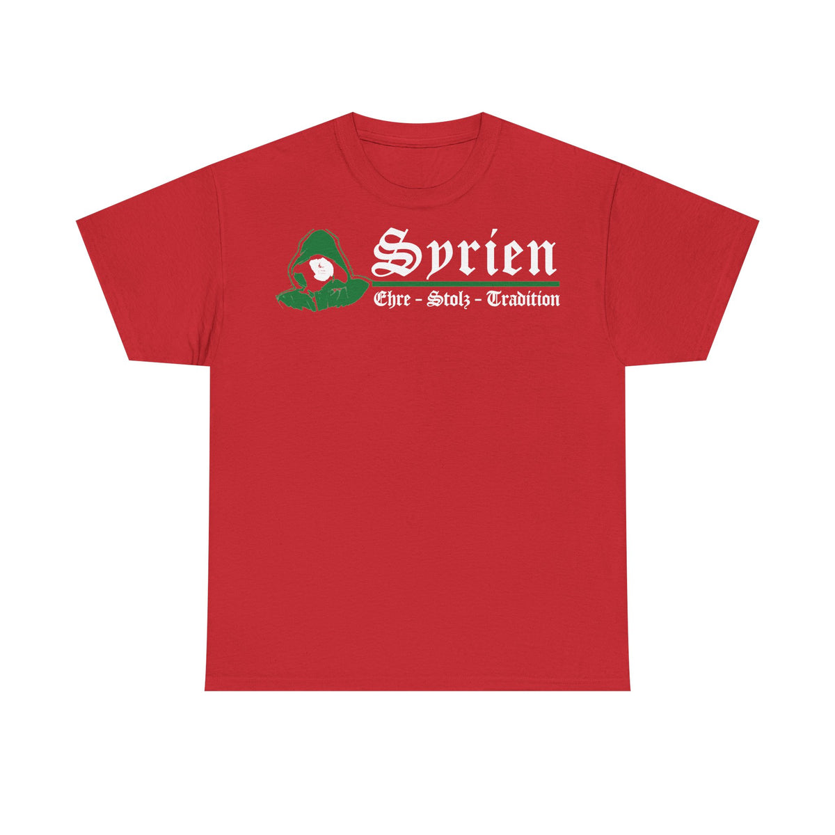 Syria Syrien Wappen Flagge Heimat Sport Fan Geschenkidee - Unisex T-Shirt