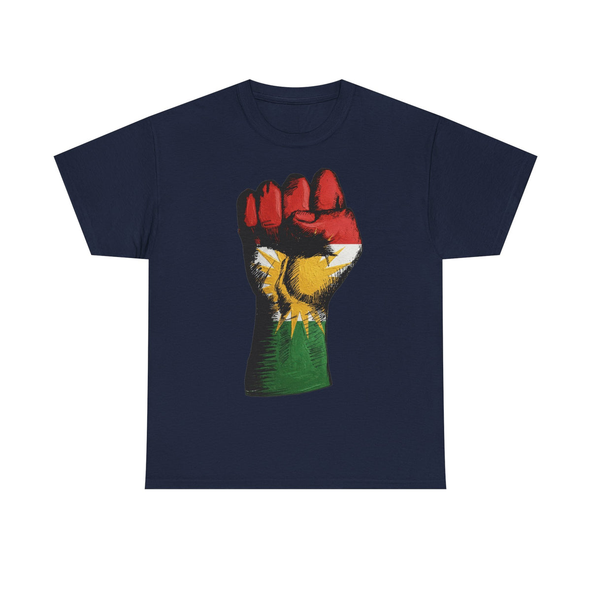 Kurdistan Power DNA Sonne Azadi - Unisex T-Shirt