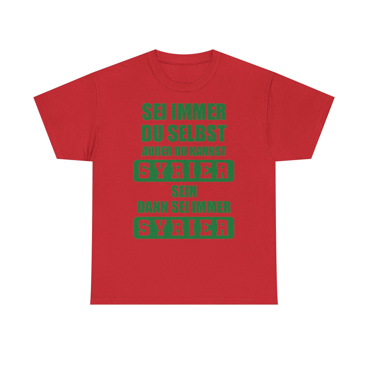 Syria Syrien Wappen Flagge Heimat Sport Fan Geschenkidee - Unisex T-Shirt