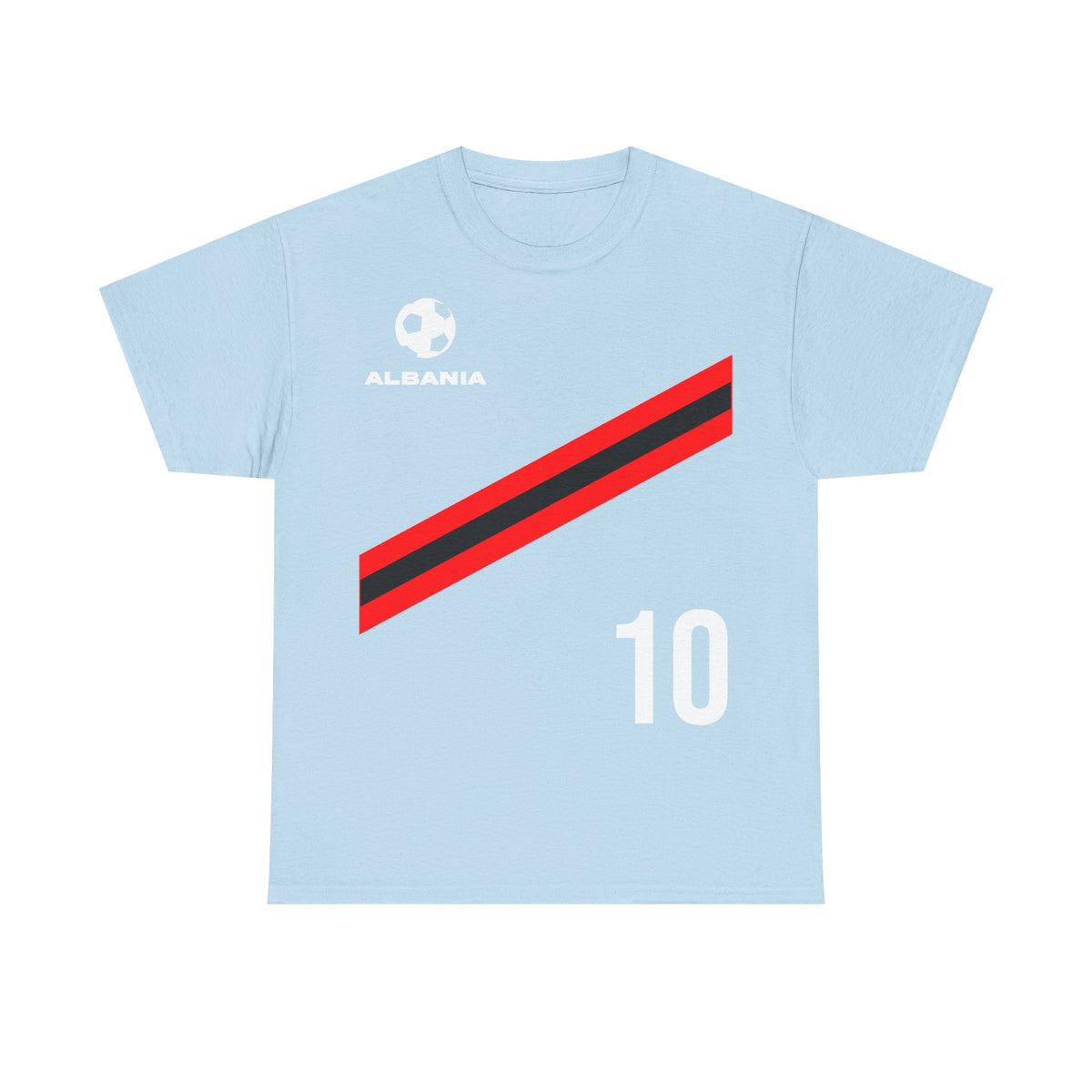 Camiseta unisex de Albania, escudo albanés, bandera, águila, fútbol, aficionado, deporte