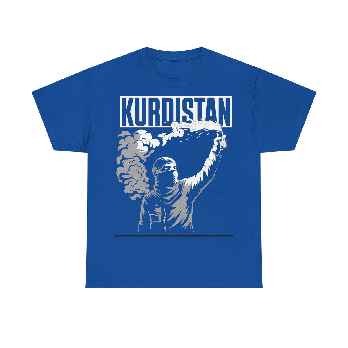 Camiseta unisex con escudo, bandera y regalo para los aficionados del Kurdistán: Azadi, patria