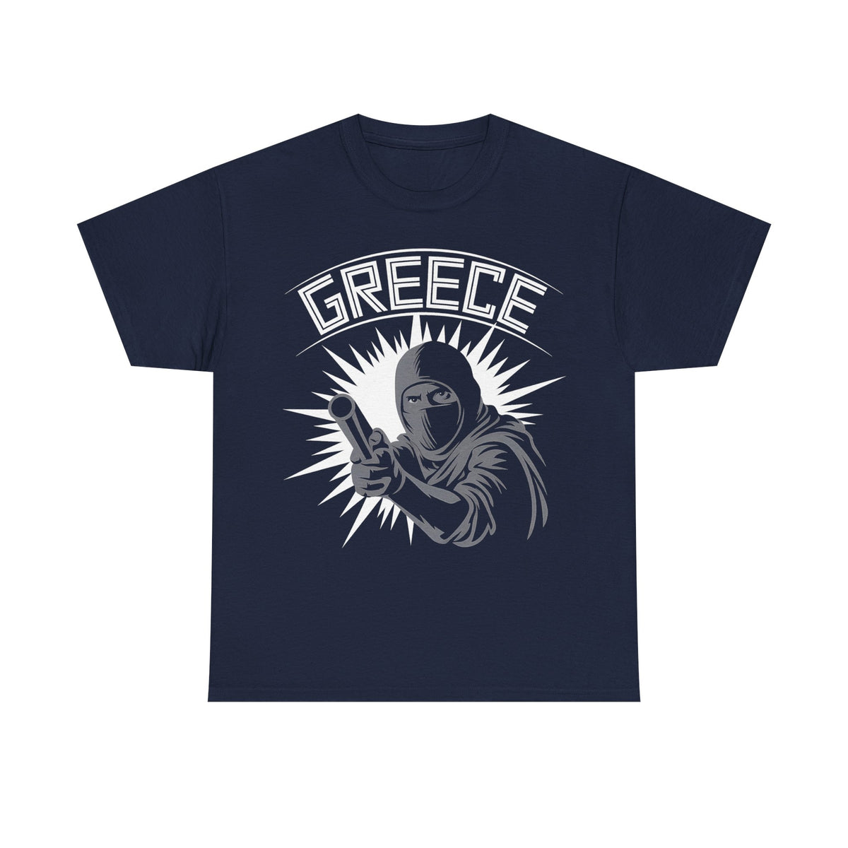 Grecia Grecia hooligan bandera escudo patria fútbol deporte aficionado idea de regalo - camiseta unisex