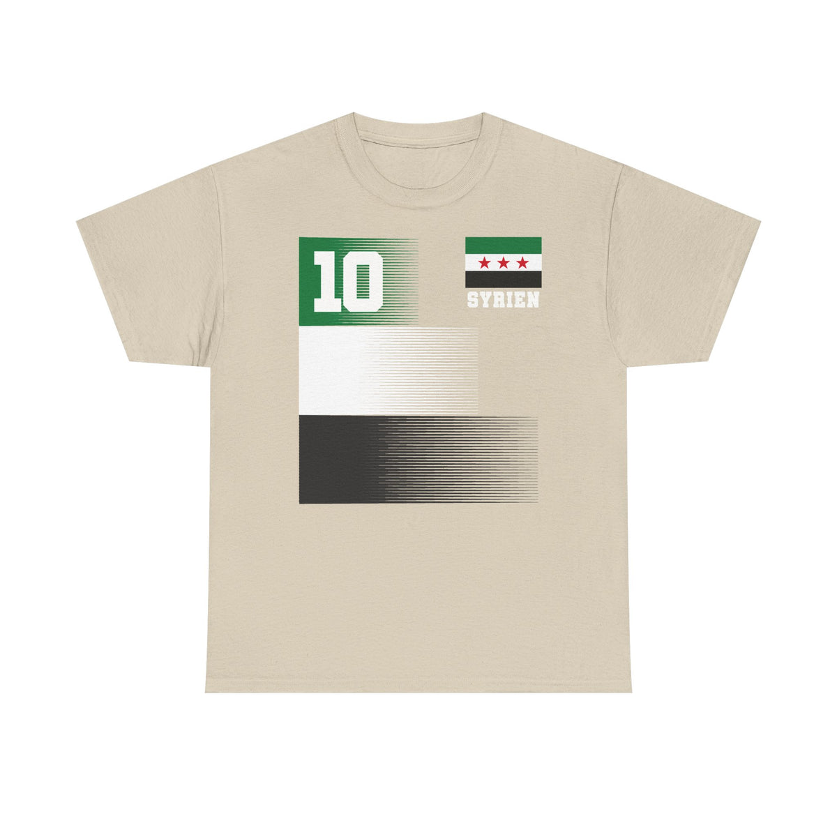 Syria Syrien Wappen Flagge Heimat Sport Fan Geschenkidee - Unisex T-Shirt