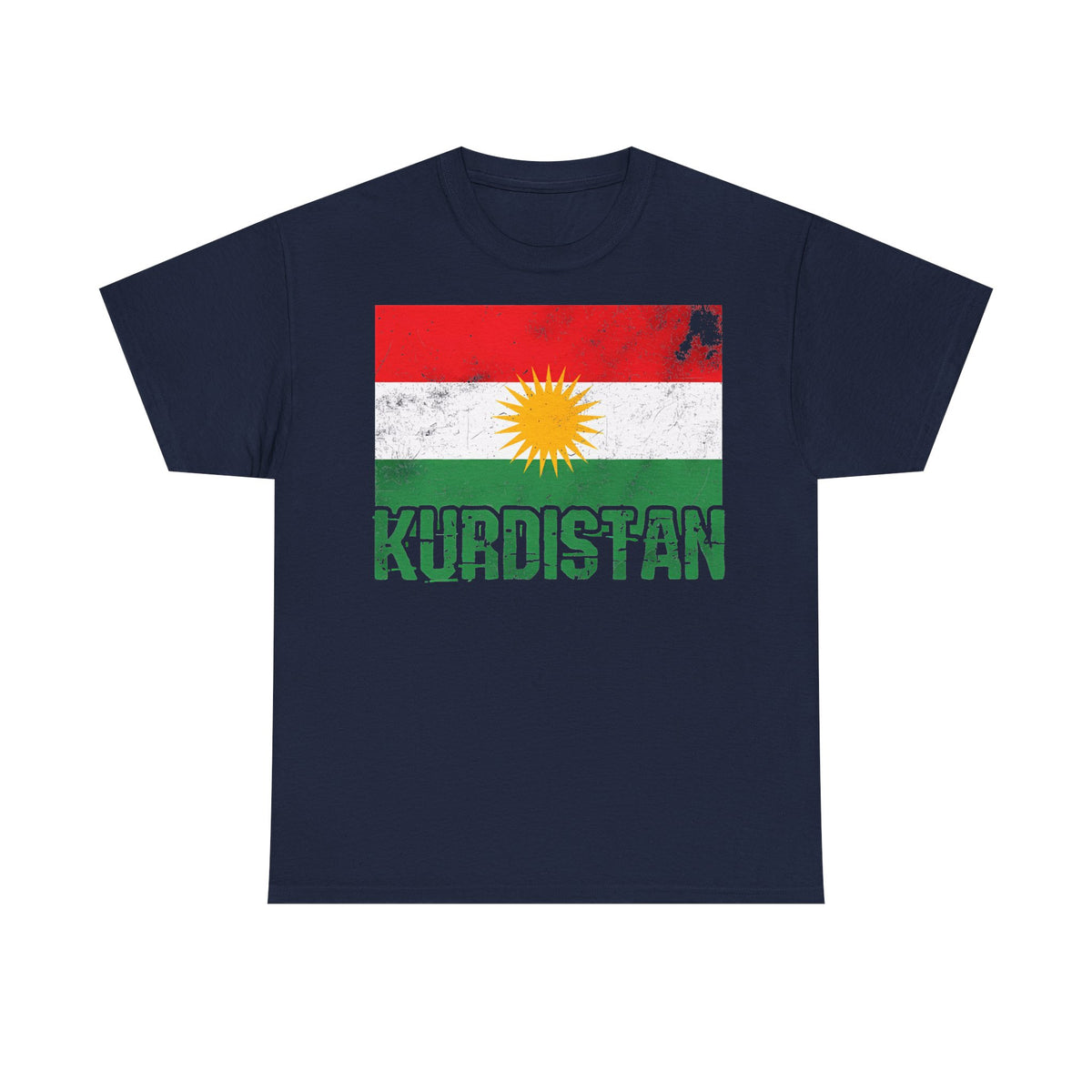 Kurdistán Azadi Escudo Bandera Patria Newroz Regalo - Camiseta unisex