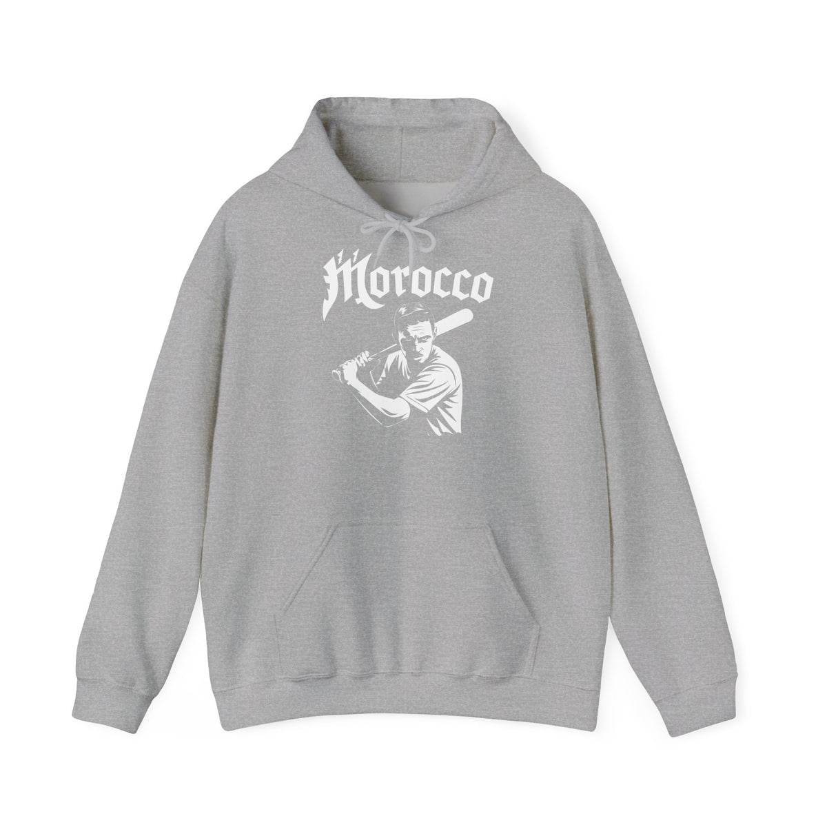 Stemma hooligan del Marocco, bandiera del Marocco, tifoso di calcio, sport, idea regalo - Felpa con cappuccio unisex
