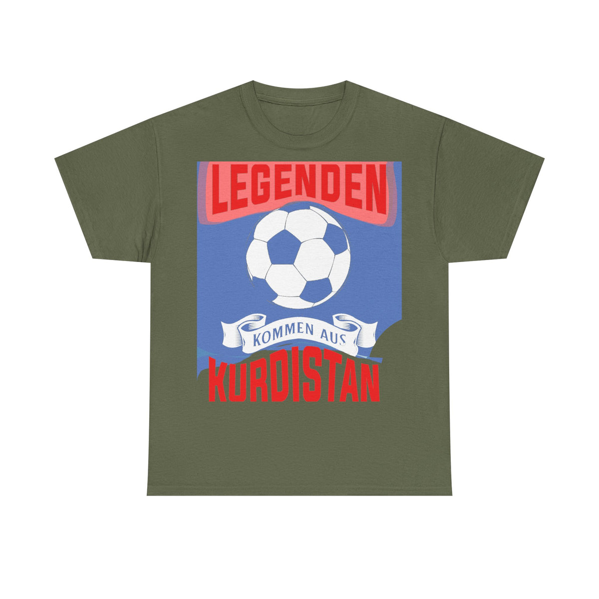 Kurdistán Azadi Escudo Bandera Patria Newroz Regalo - Camiseta unisex