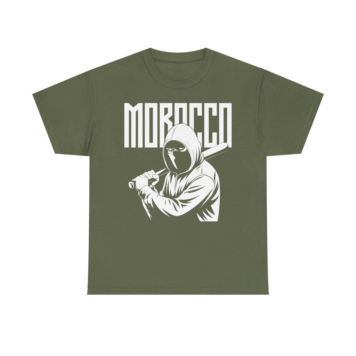 Escudo de hooligan de Marruecos Bandera de Marruecos Fútbol Aficionado Deporte Idea de regalo - Camiseta unisex