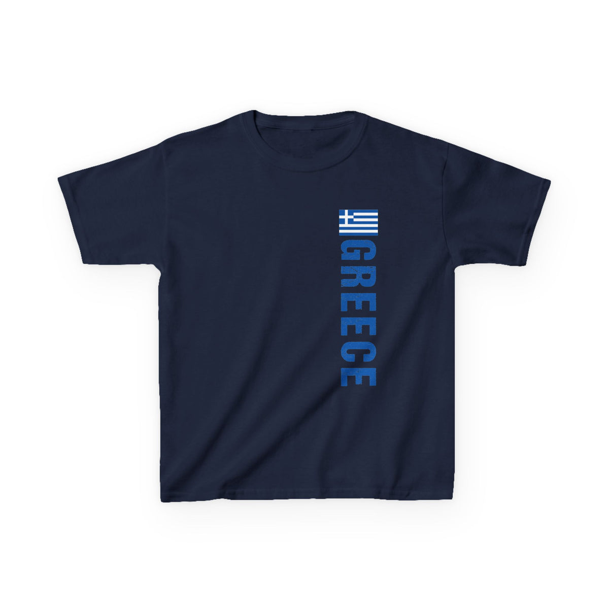 Greece Griechenland Flagge Wappen Heimat Fußball Sport Fan Geschenkidee - Für Kinder & Jugendliche Unisex T-Shirt