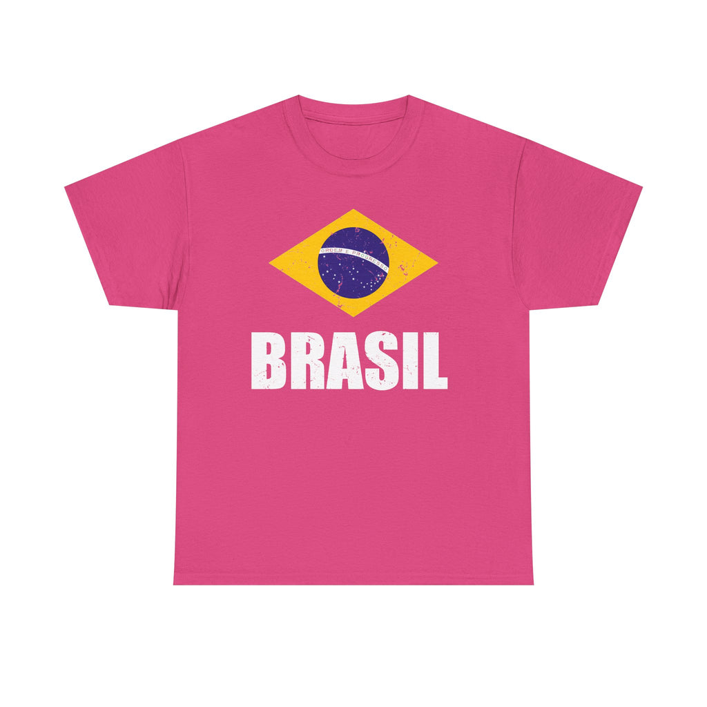 Brazil Brasilien Wappen Flagge Sport Fan Fußball Geschenkidee - Unisex T-Shirt