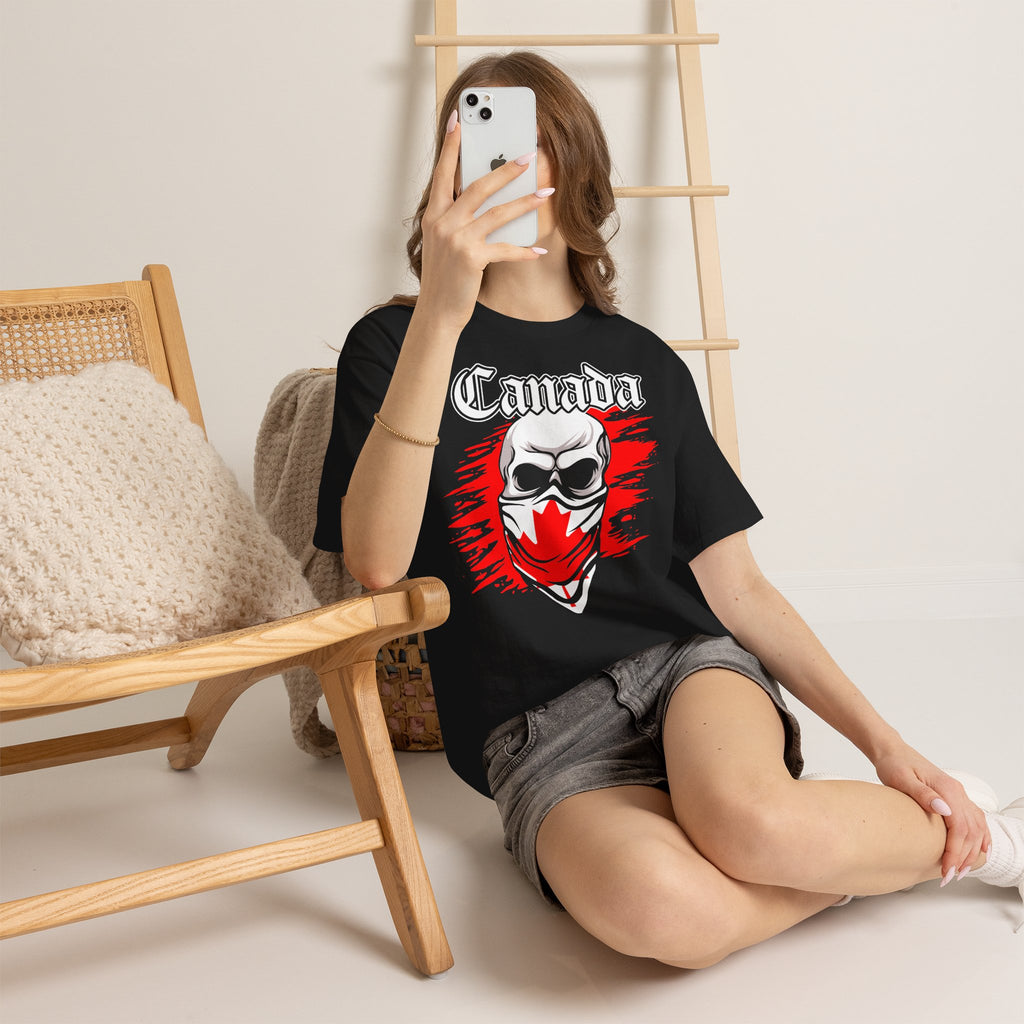 Canada Kanada Wappen Flagge Fan Sport Fußball Geschenkidee - Unisey T-Shirt