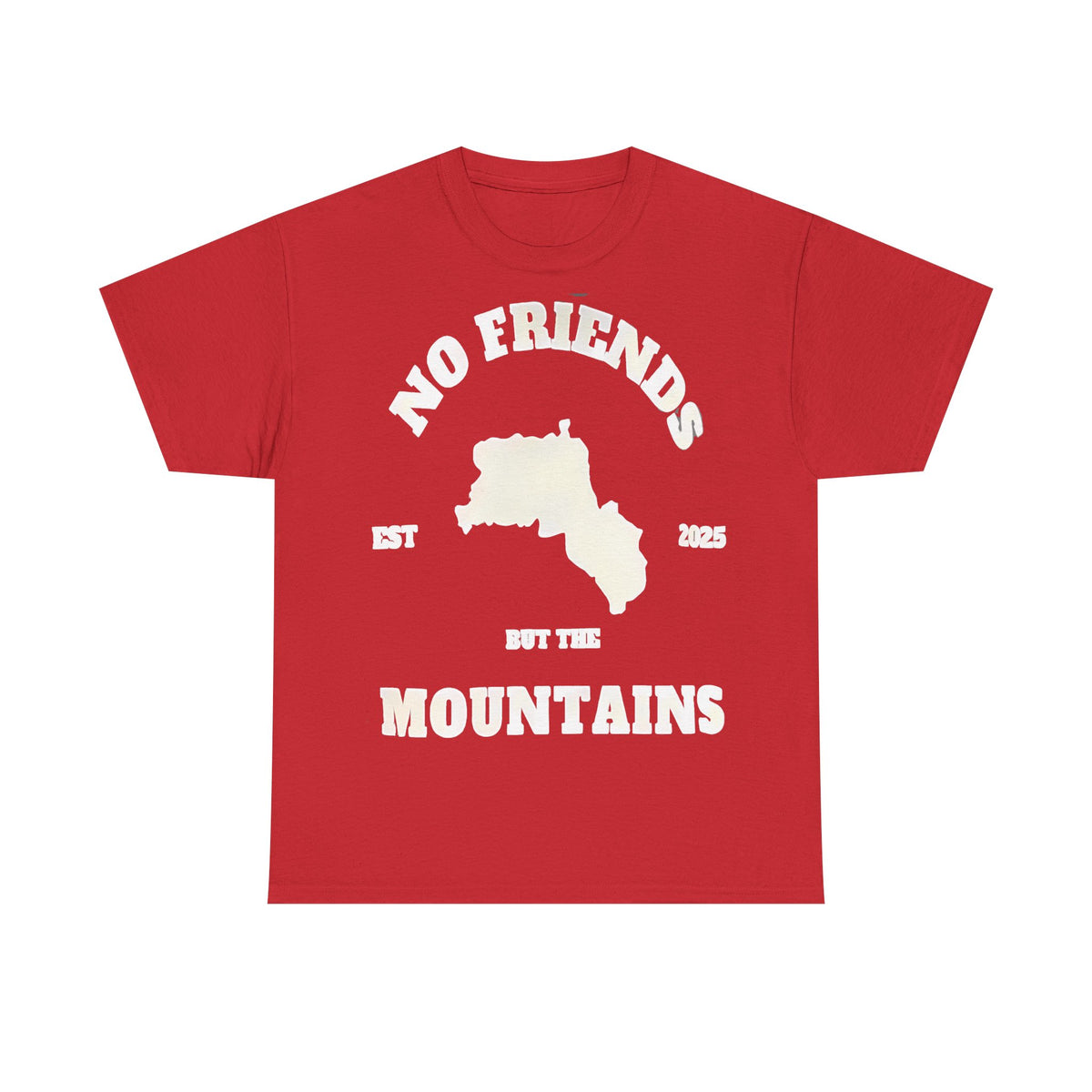 Sin amigos, pero con las montañas Kurdistán Azadi - Camiseta unisex