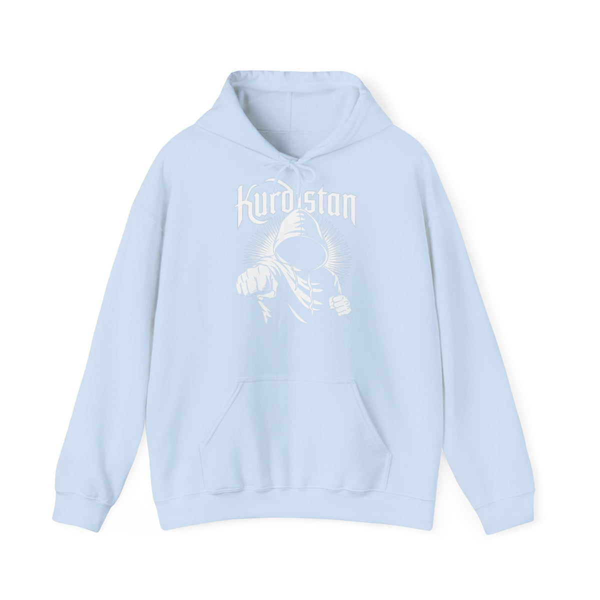 Kurdistan hooligan patria orgoglio stemma bandiera sport calcio tifoso regalo - Felpa con cappuccio unisex
