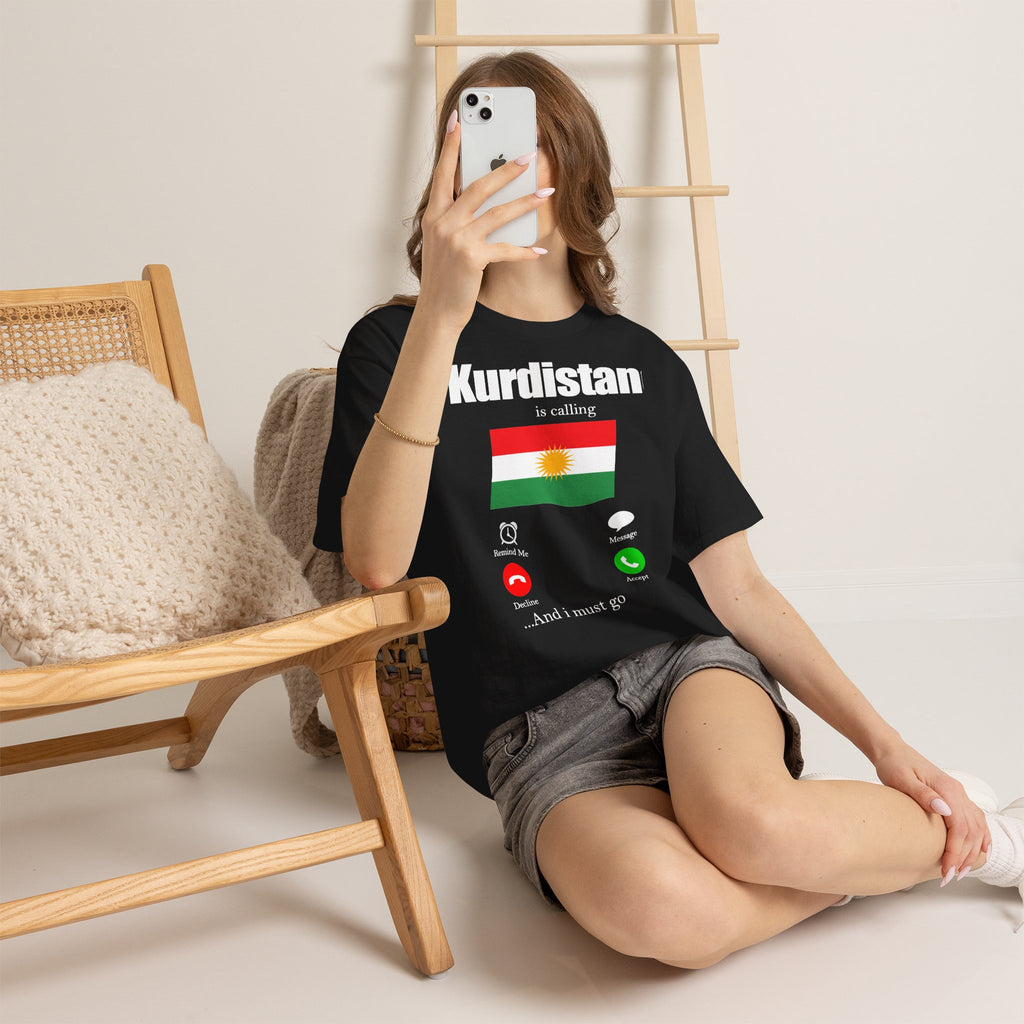 Kurdistan Azadi Wappen Flagge Heimat Newroz Geschenk - Unisex T-Shirt