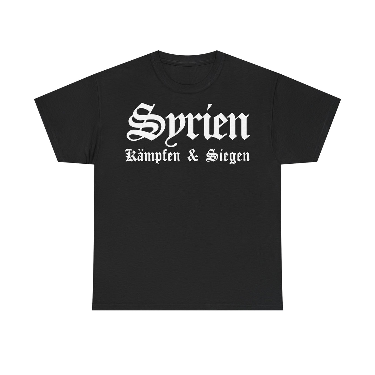 Syria Syrien Wappen Flagge Heimat Sport Fan Geschenkidee - Unisex T-Shirt