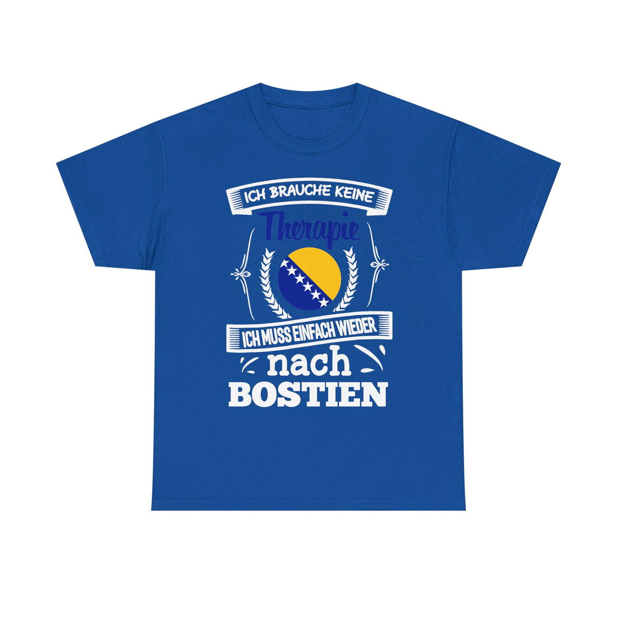Bosnia Wappen Flagge Stolz Heimat Fußball fan Geschenkidee - Unisex T-Shirt