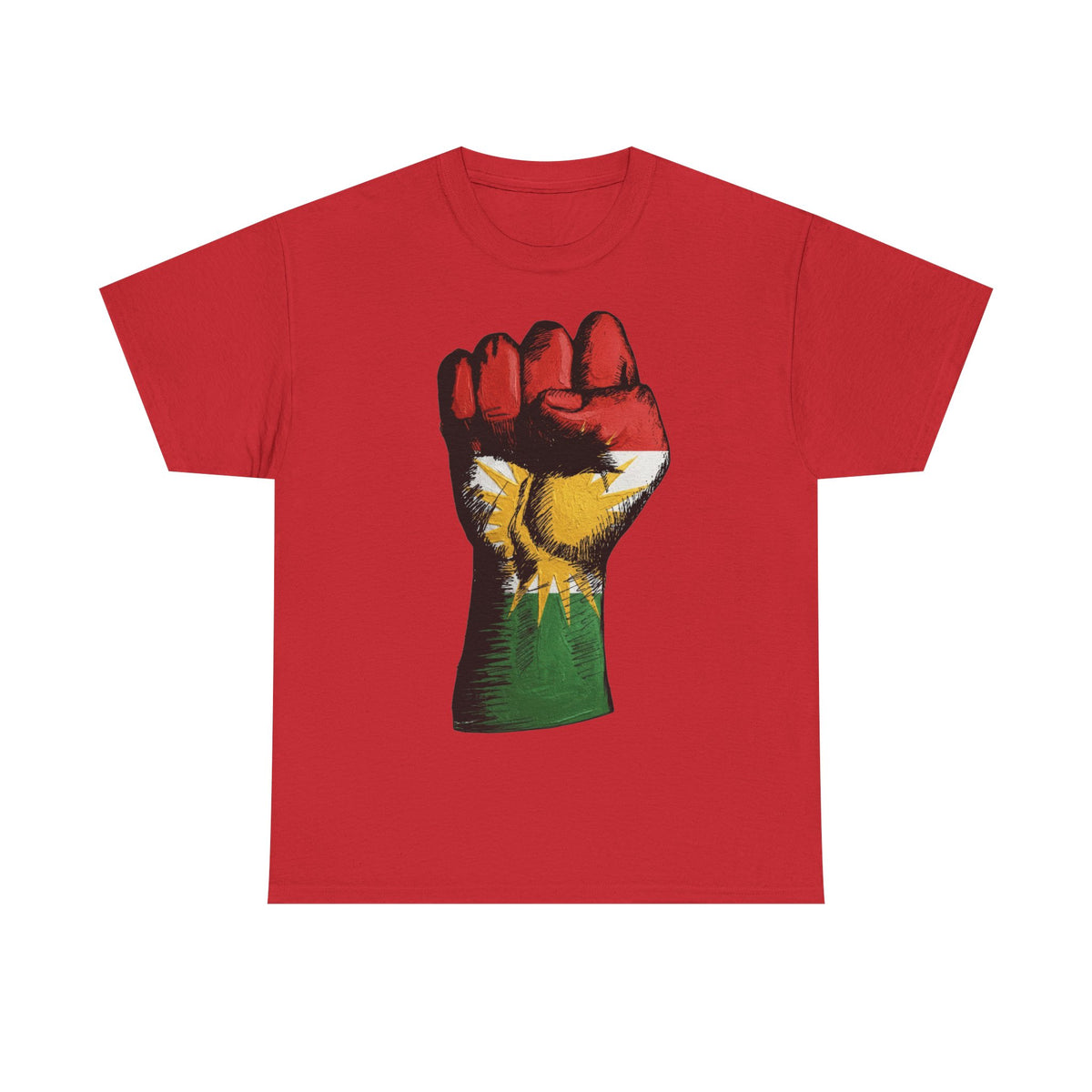 Kurdistan Power DNA Sonne Azadi - Unisex T-Shirt