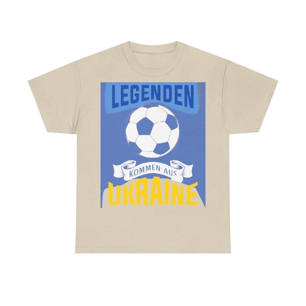 Bandera de Ucrania escudo idea de regalo afición al deporte moda vintage - Camiseta unisex