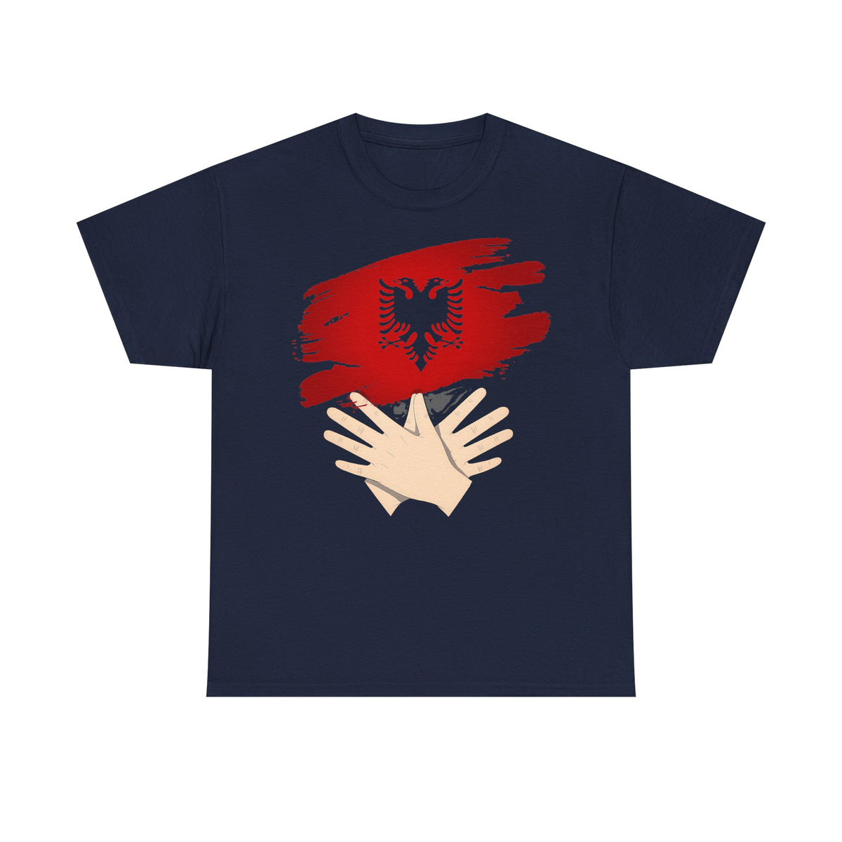 Camiseta unisex de Albania, escudo albanés, bandera, águila, fútbol, aficionado, deporte