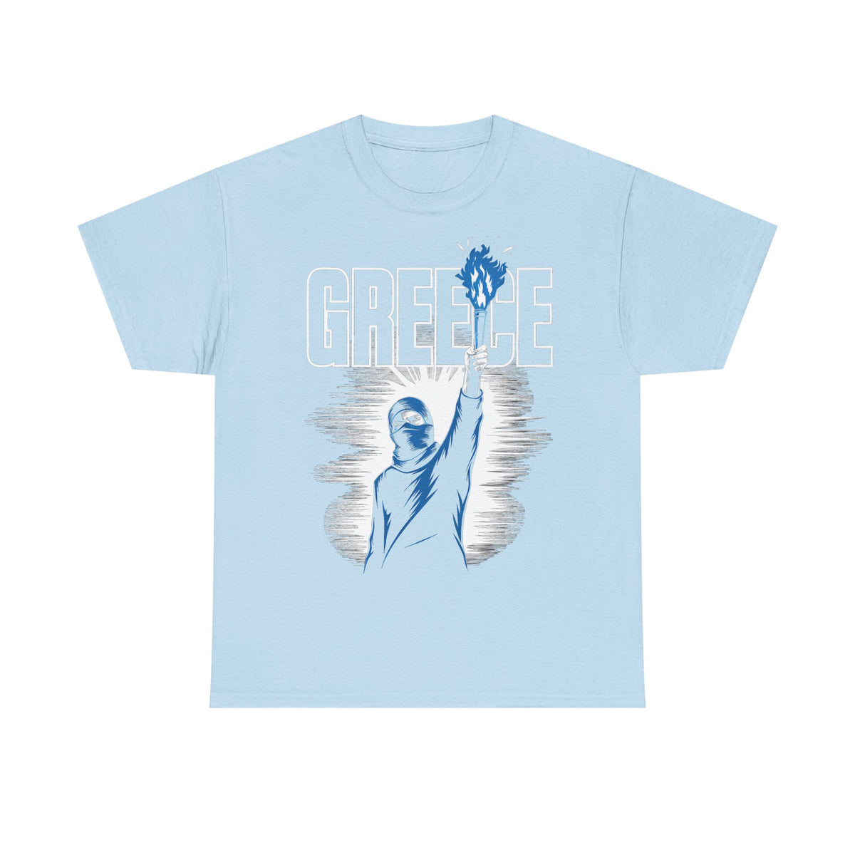 Grecia Grecia hooligan bandera escudo patria fútbol deporte aficionado idea de regalo - camiseta unisex
