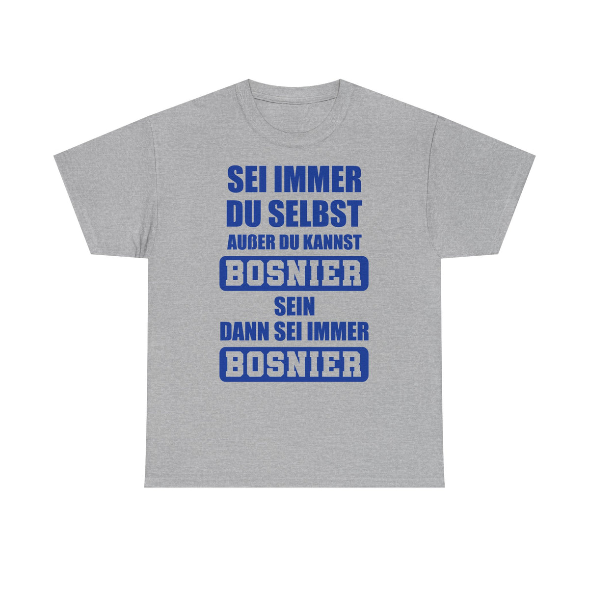 Bosnia escudo bandera orgullo patria aficionado al fútbol idea de regalo - Camiseta unisex