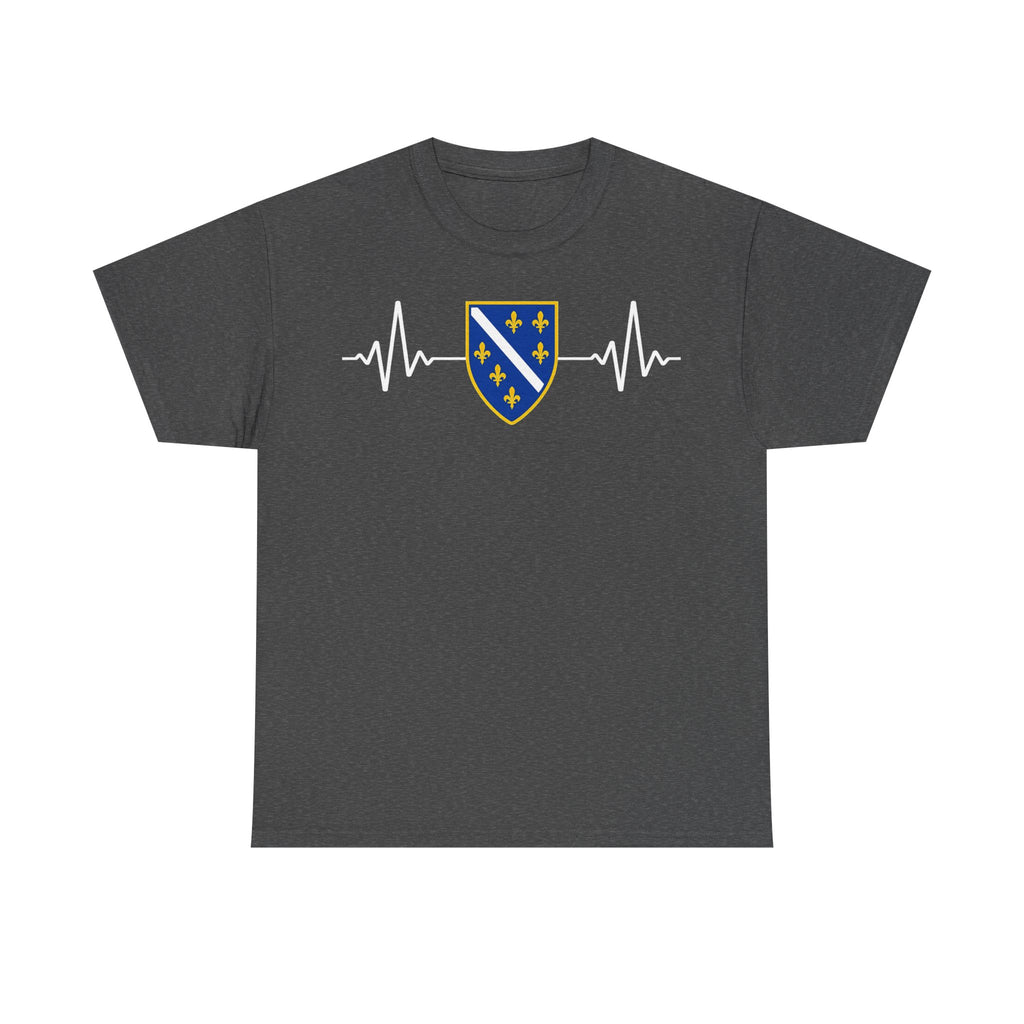 Bosnia Wappen Flagge Stolz Heimat Fußball fan Geschenkidee - Unisex T-Shirt