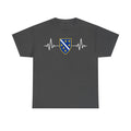 Bosnia Wappen Flagge Stolz Heimat Fußball fan Geschenkidee - Unisex T-Shirt