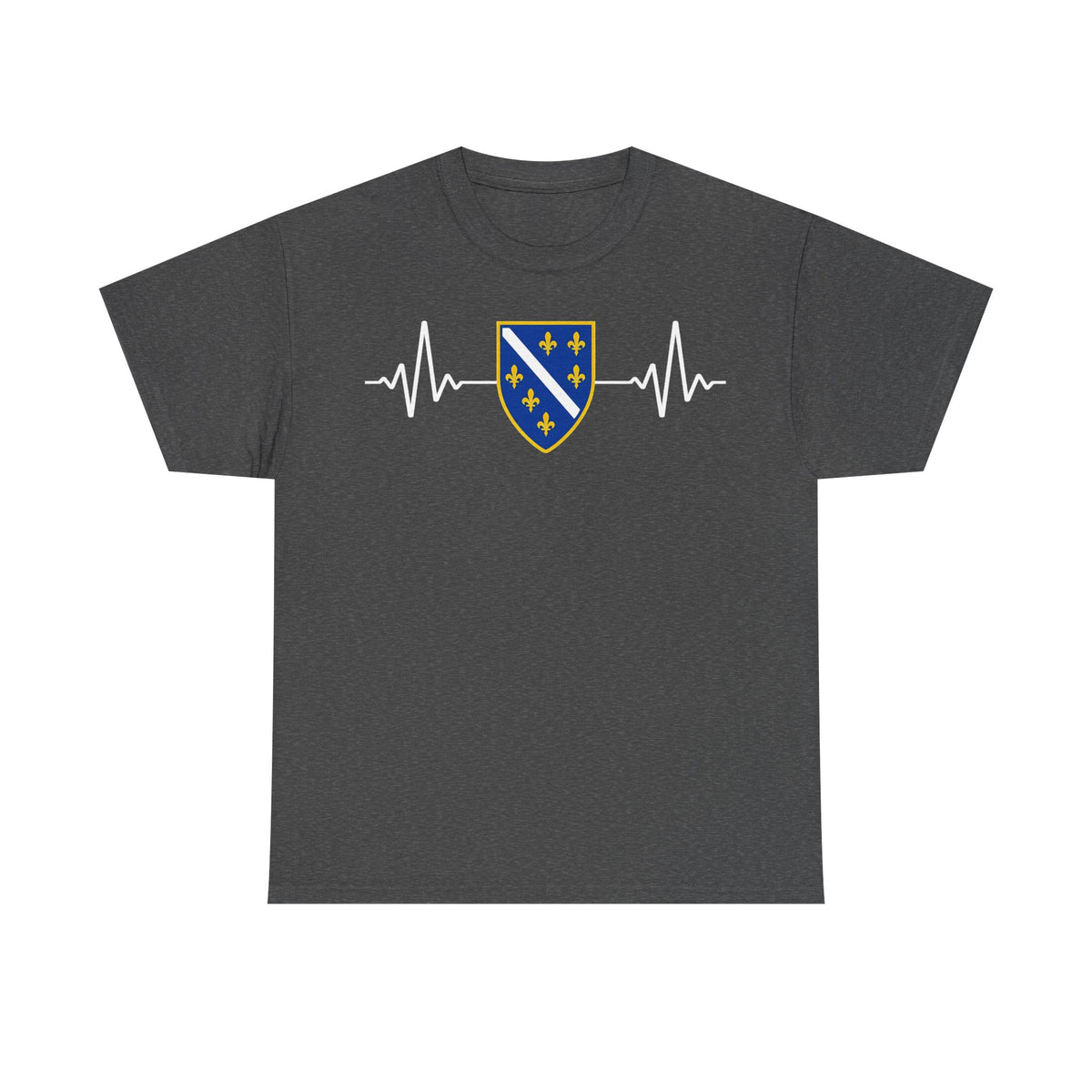 Bosnia Wappen Flagge Stolz Heimat Fußball fan Geschenkidee - Unisex T-Shirt