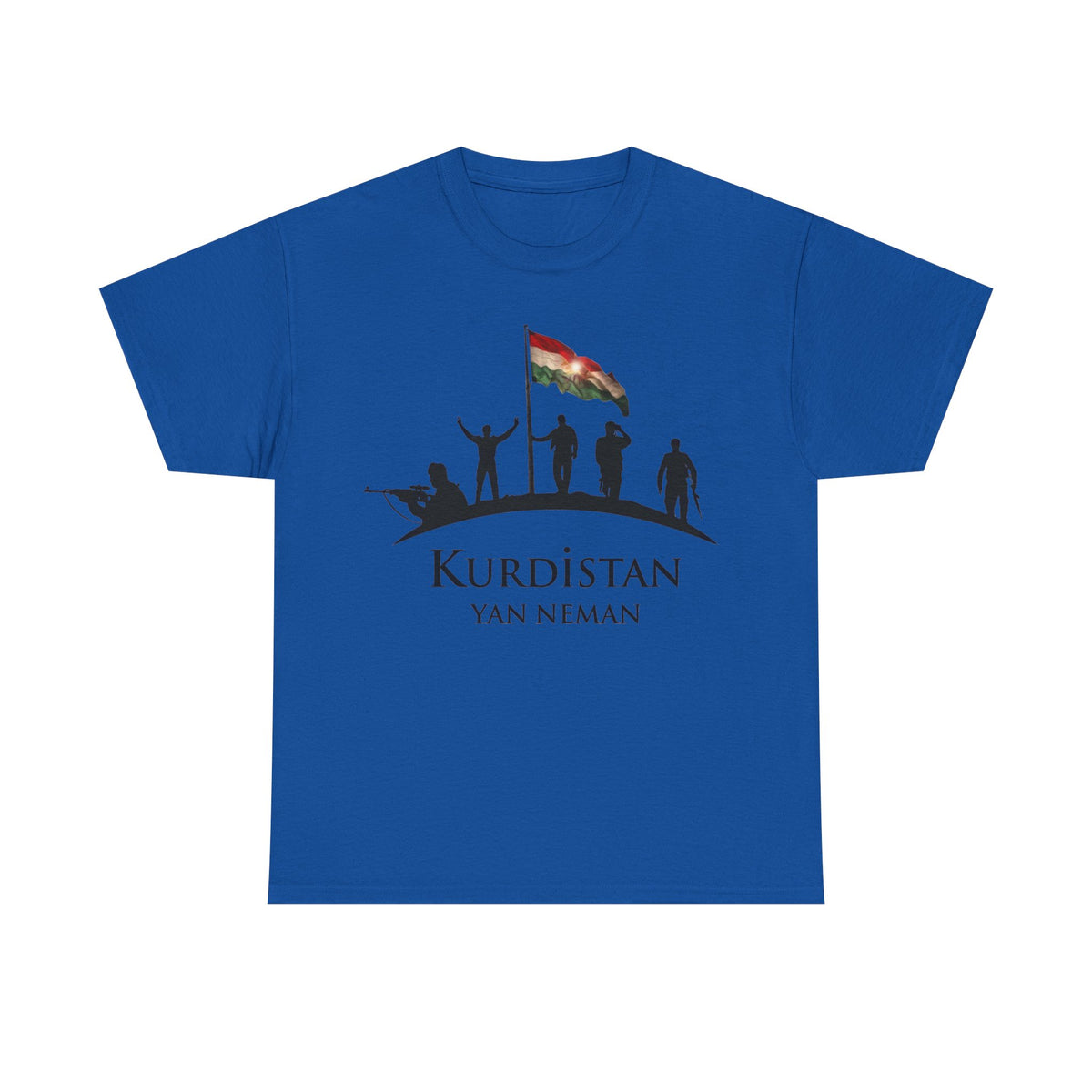 Kurdistan Yan Neman Flagge - Unisex T-Shirt